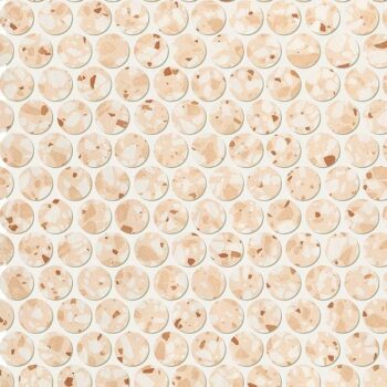 Glim Gemme Rose Round mosaico