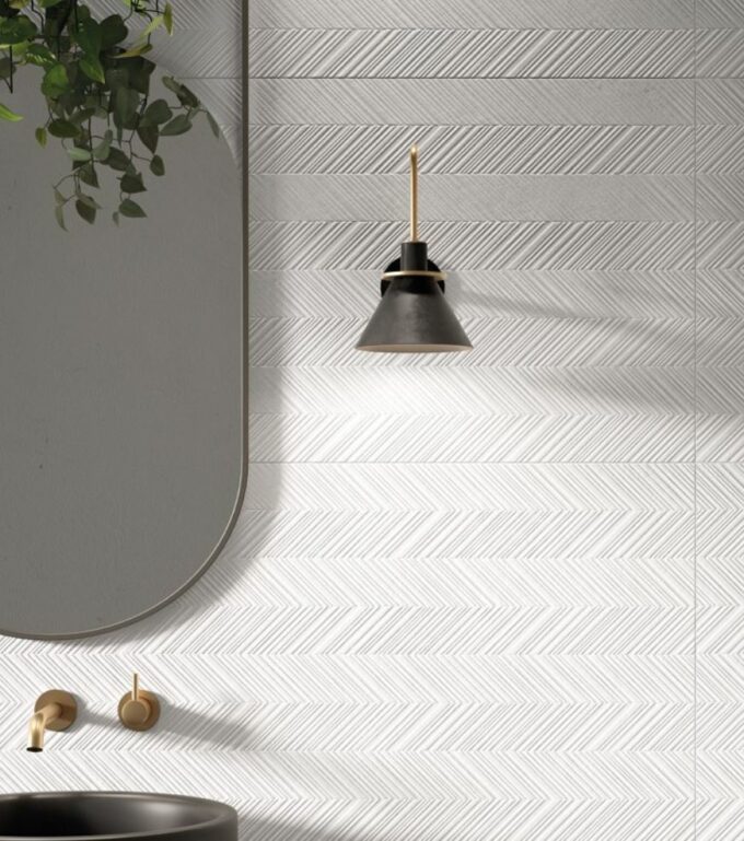 Reliefs Tweed White - Image 3